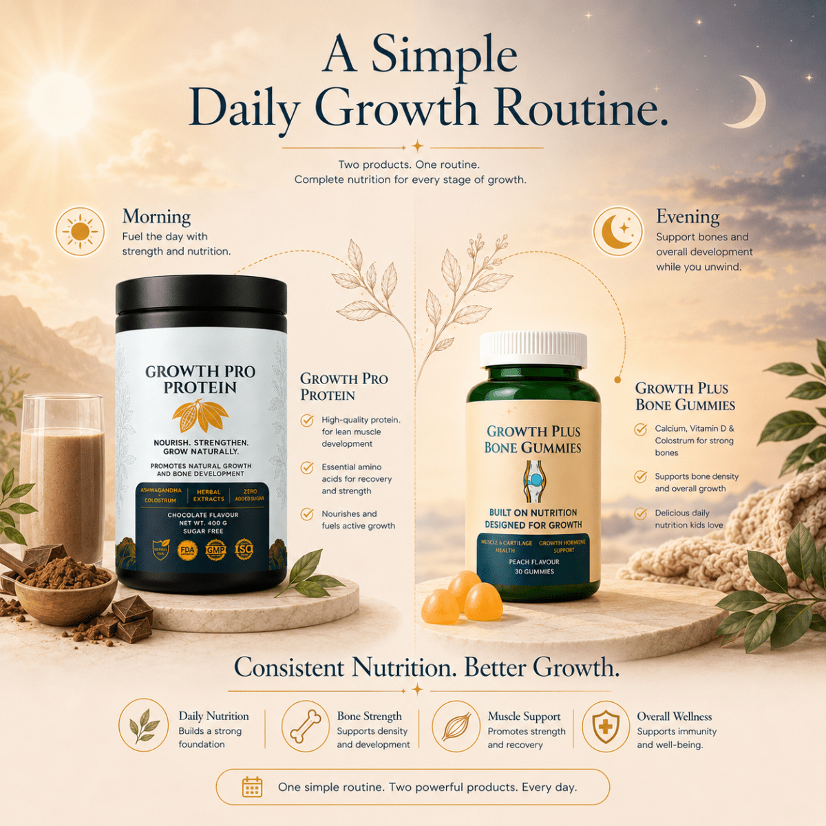Growth Power Stack - Rupurva | Wellness made Simple