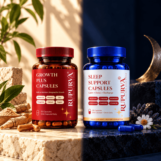 Strength & Recovery Stack | Nighttime Relaxation System - Rupurva | Wellness made Simple