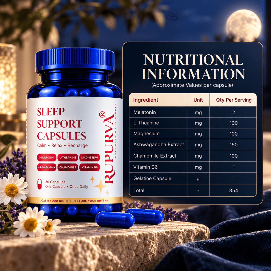 Strength & Recovery Stack | Nighttime Relaxation System - Rupurva | Wellness made Simple