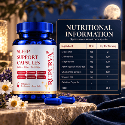 Strength & Recovery Stack | Nighttime Relaxation System - Rupurva | Wellness made Simple